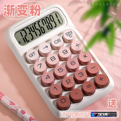 Mechanical Key Financial Voice Calculator