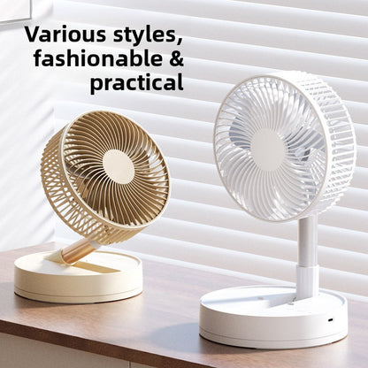 Portable Telescopic USB Rechargeable Desk Fan