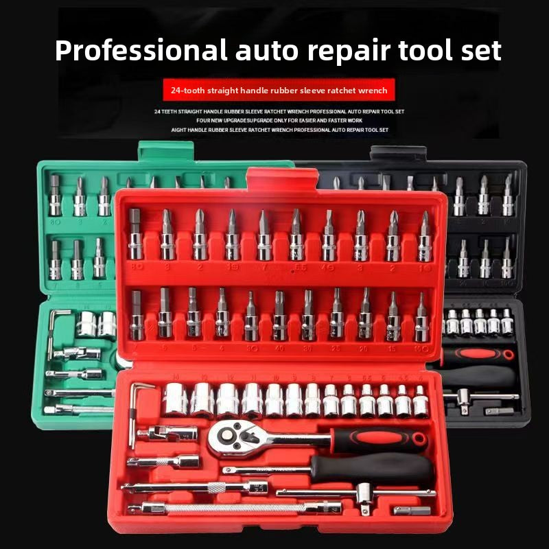 46-Piece Socket Wrench Tool Set