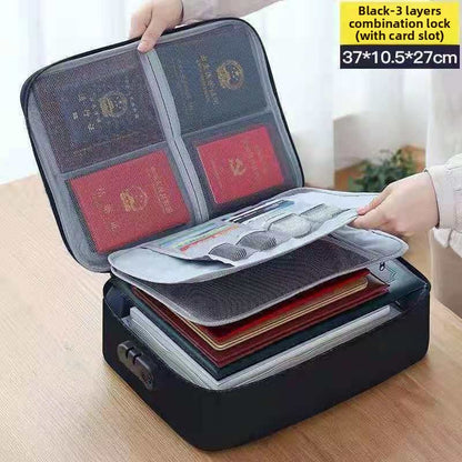 Multi-layer Document Storage Bag