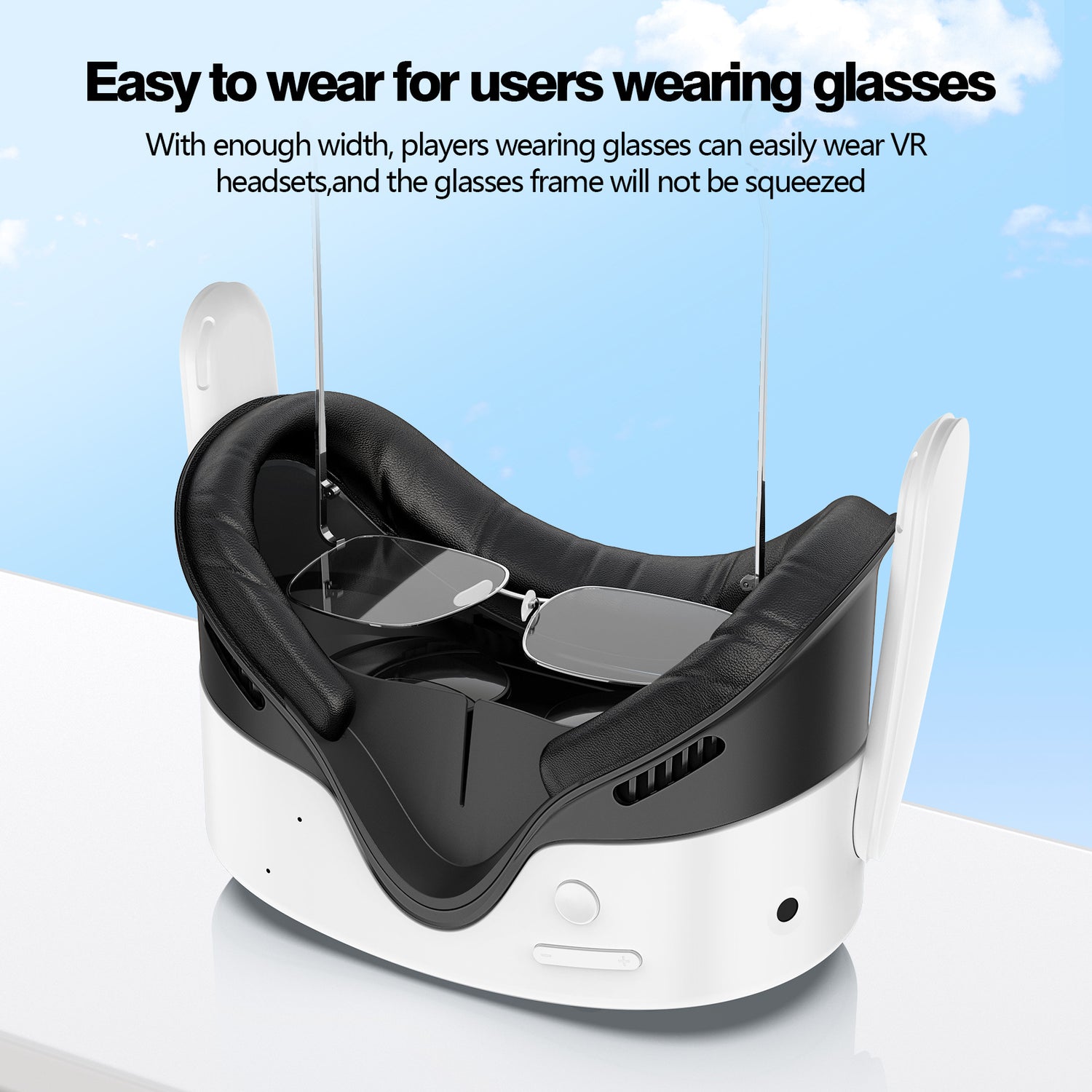 Meta Quest 3S Face Mask Bracket with Light-Blocking Eye Cover