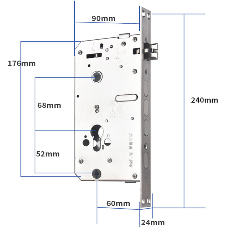 Smart Lock Facial Recognition Fingerprint Door Lock Remote Intercom