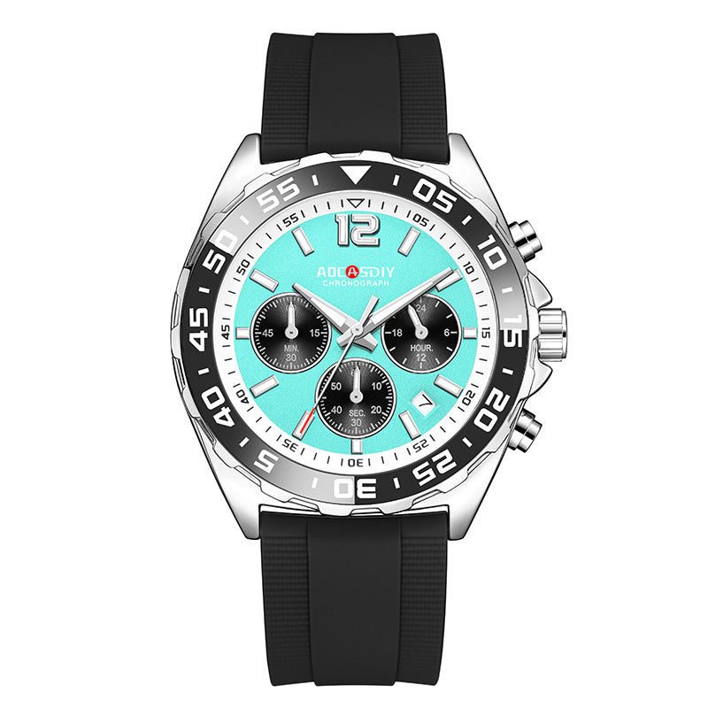 Mens Sports Quartz Watch with Luminous Display