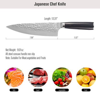 Stainless steel household hand-forged kitchen knife