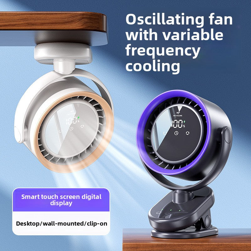 Portable Oscillating Clip Fan