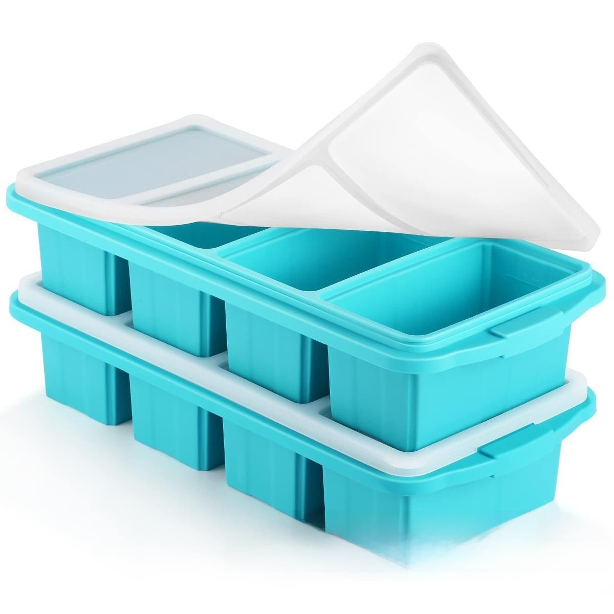 Silicone Ice Cube Tray with Lid