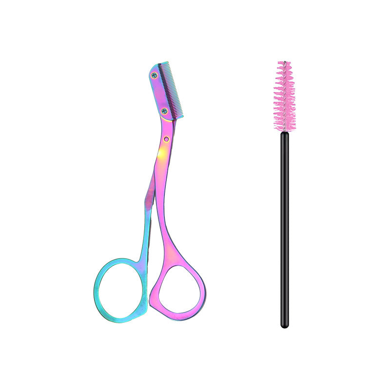 Eyebrow Trimming Scissors with Eyebrow Comb