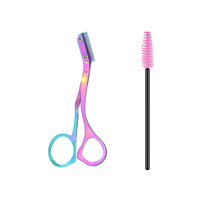 Eyebrow Trimming Scissors with Eyebrow Comb