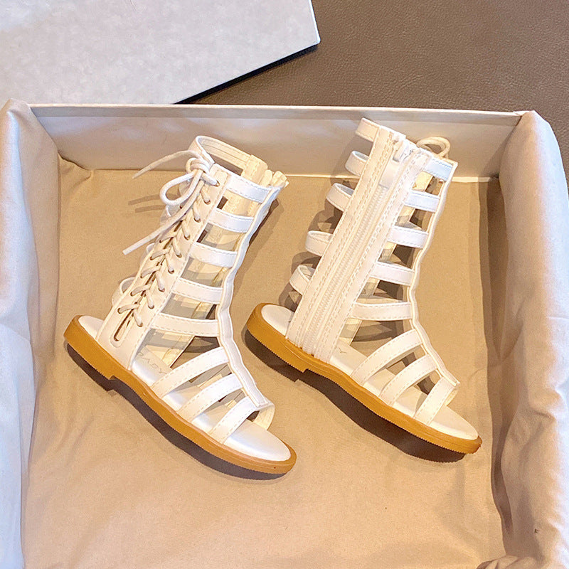 Girls Princess High-Top Sandals