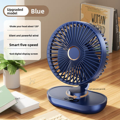 USB Rechargeable Wall Mount Desktop Fan