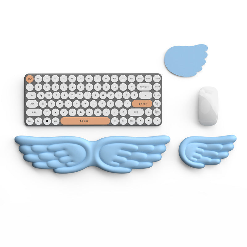Ergonomic Silicone Wrist Support Rest with Memory Foam
