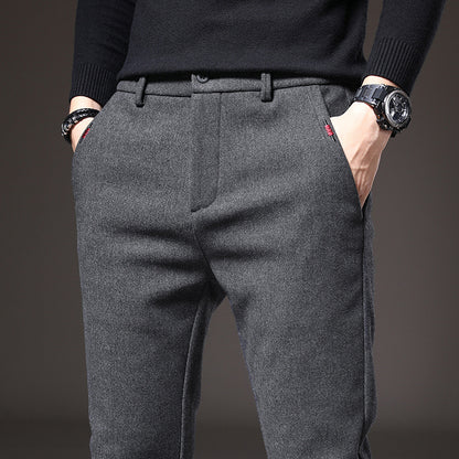 Mens Brushed Fleece Casual Pants