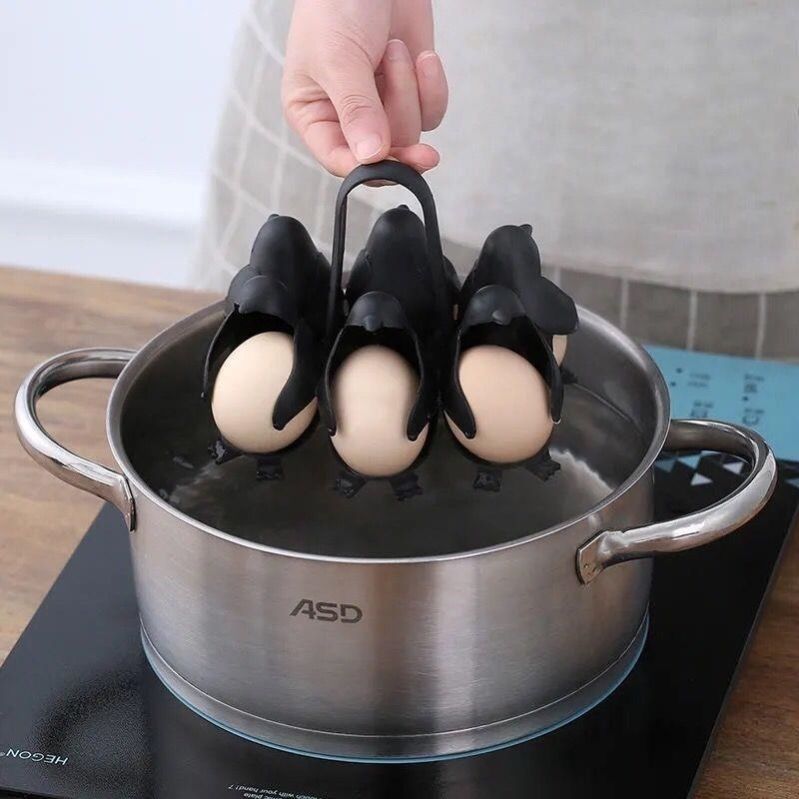 Penguin Egg Steamer Cooker