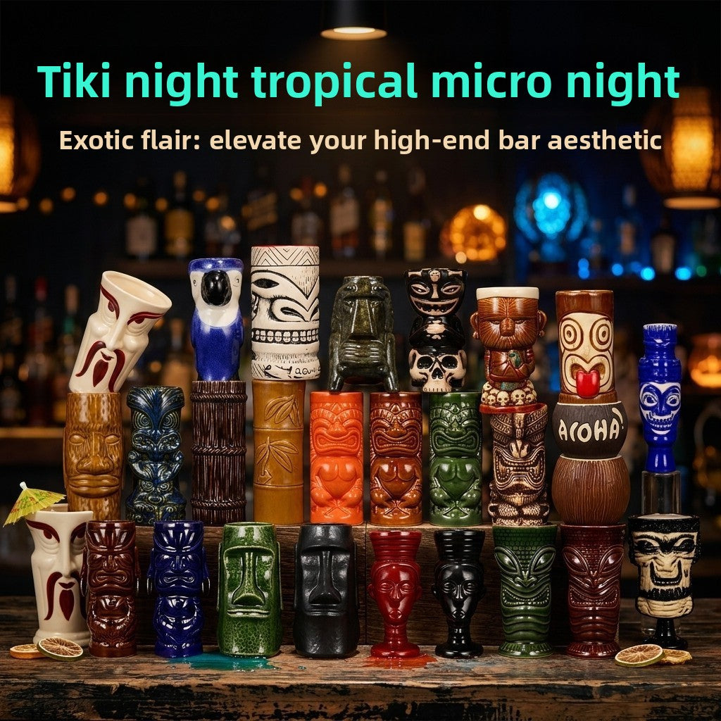 Creative Themed Ceramic Cocktail Cups