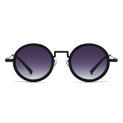 Retro Round Metal Frame Sunglasses