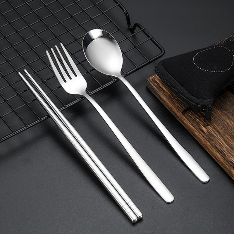 Stainless Steel Portable Tableware