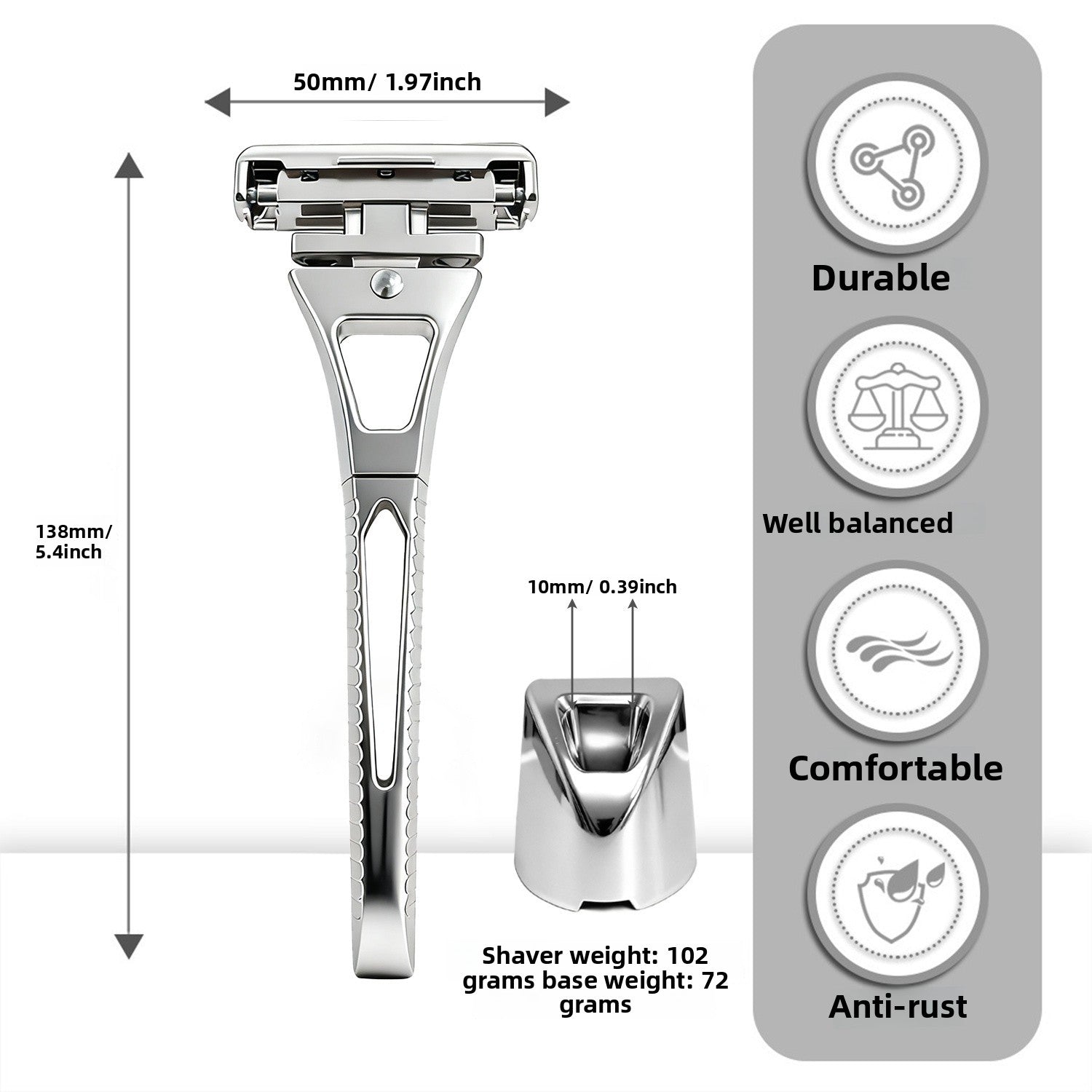 Manual Shaving Razor Set