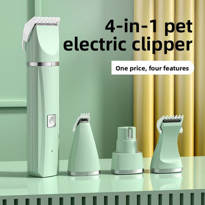 Four-In-One Electric Pet Grooming Tool