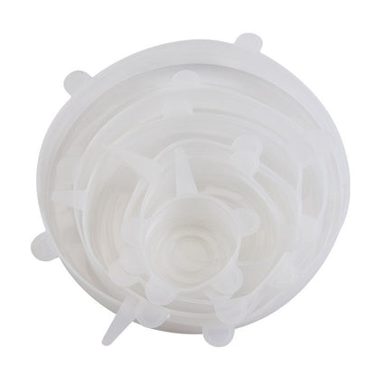 Silicone food storage lid