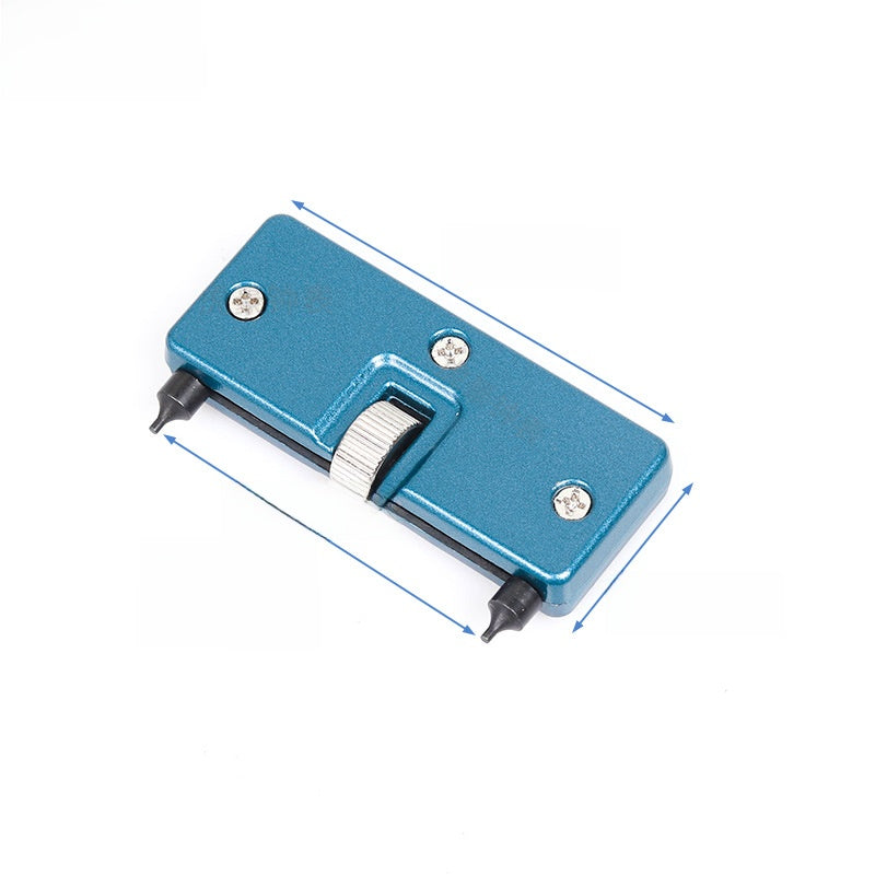 Portable two-pronged watch opening device