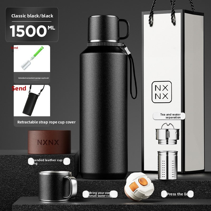 Stainless Steel Thermos Cup with Handle