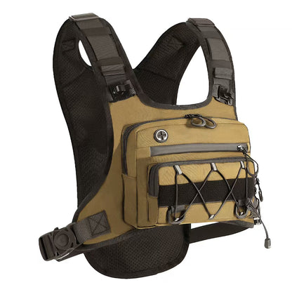 Multi-Functional Tactical Chest Bag with Hydration Pack