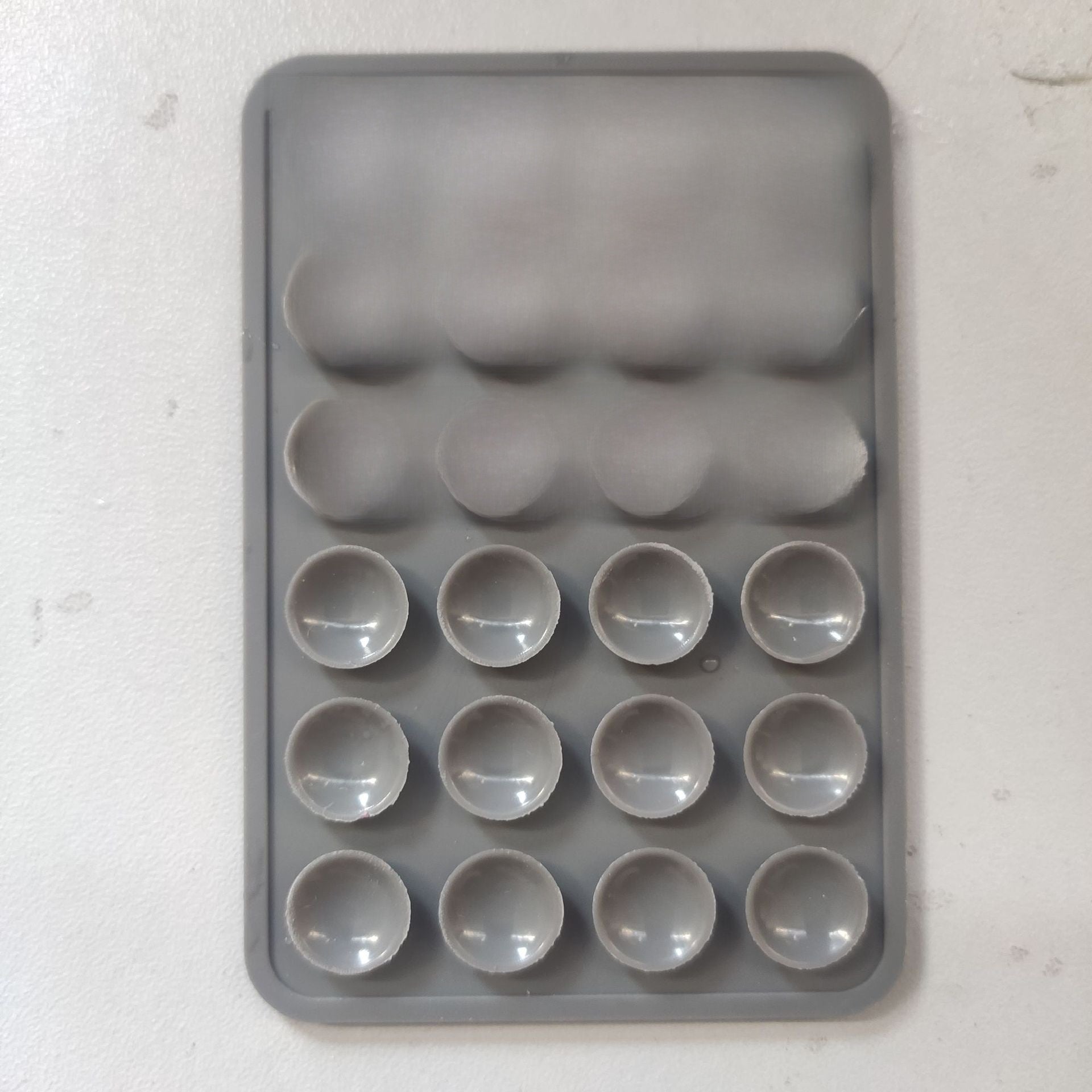 Thickened Silicone Suction Cups 24-Piece Square Adhesive Pads