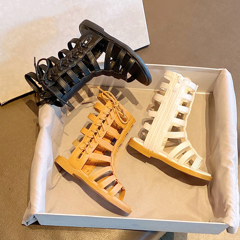 Girls Princess High-Top Sandals