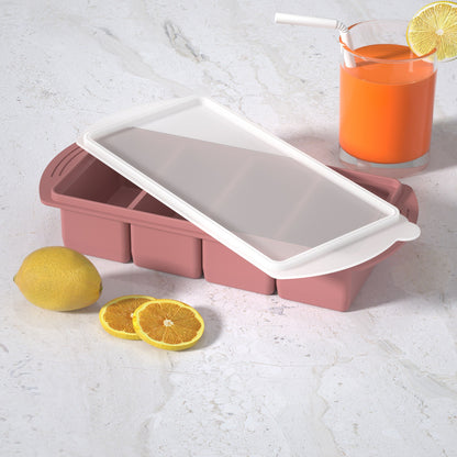 Silicone Ice Cube Tray with Lid