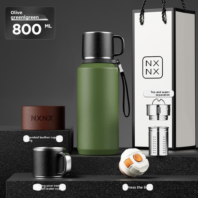 Stainless Steel Thermos Cup with Handle