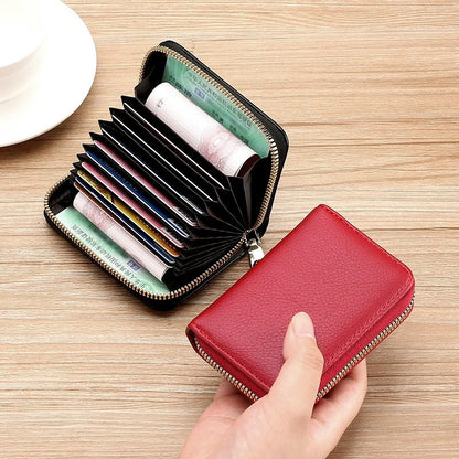 Lychee Pattern Accordion Card Holder