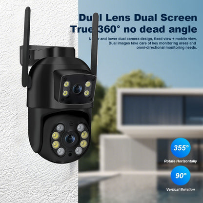 Wifi Security Camera 360 Panoramic View Waterproof