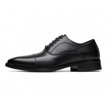 Elevating Casual Platform Leather Shoes