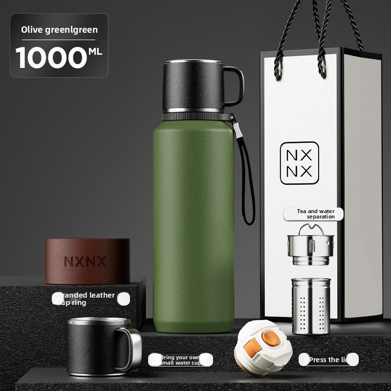 Stainless Steel Thermos Cup with Handle