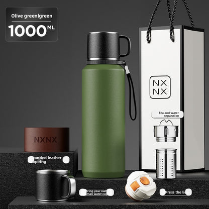 Stainless Steel Thermos Cup with Handle