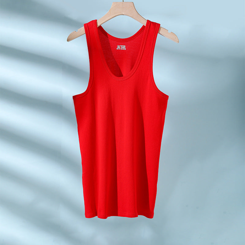 Pure Cotton Mens Sleeveless Vest