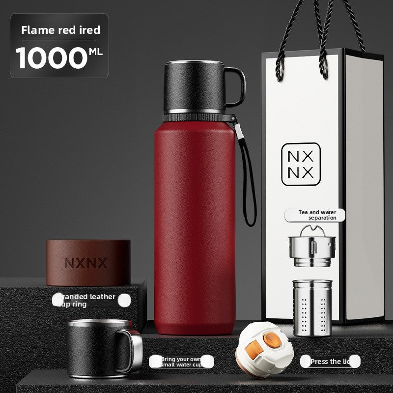 Stainless Steel Thermos Cup with Handle