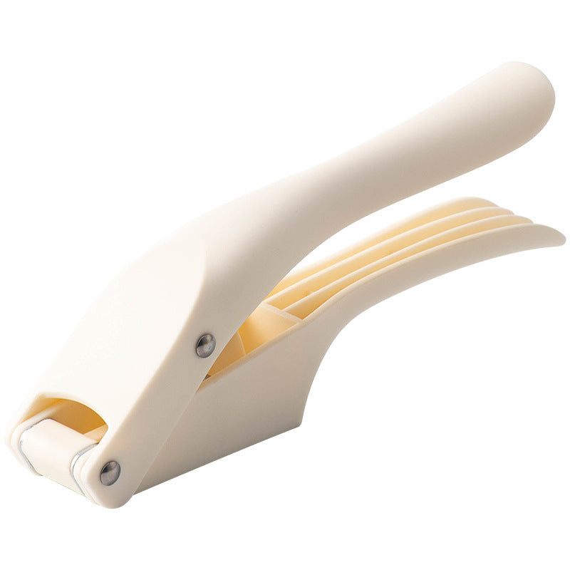 two-in-one kitchen garlic press cutting garlic slices