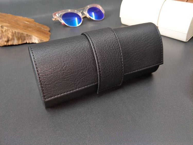 Large Vintage Leather Handmade Glasses Box