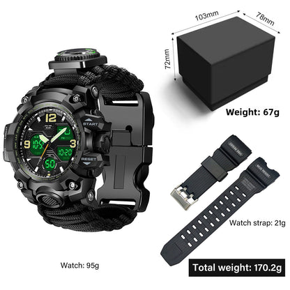 Dual Display Multifunction Outdoor Watch