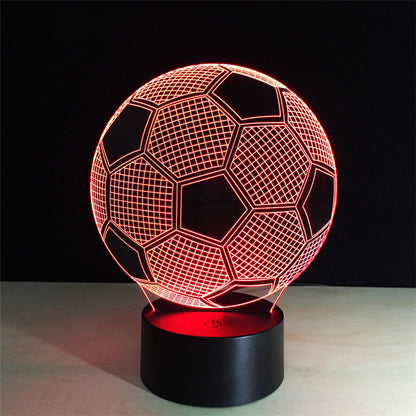 Creative Football LED Night Light with Multicolor Effects