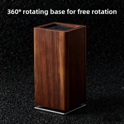 Multifunctional Rotating Wood Knife Holder