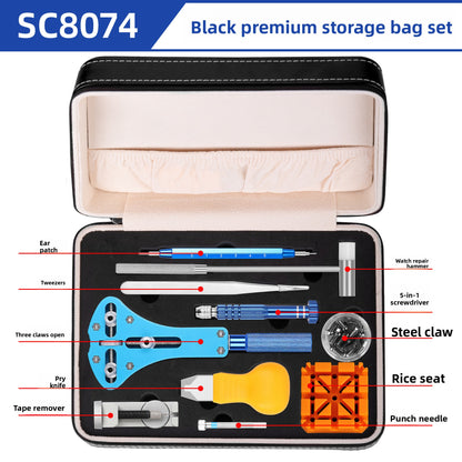 Professional Watch Repair Tool Set with Waterproof Paste