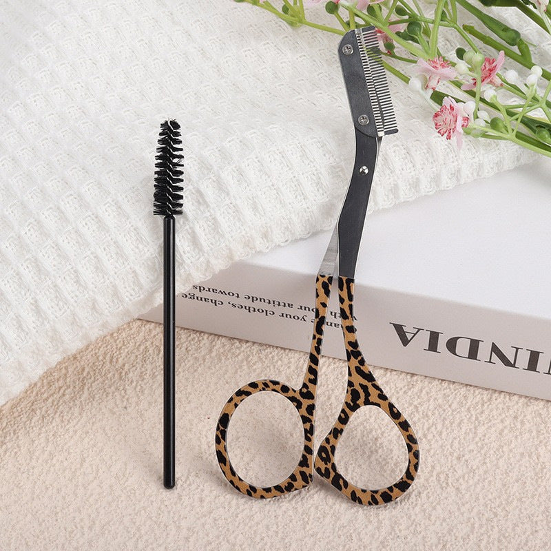 Eyebrow Trimming Scissors with Eyebrow Comb