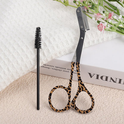 Eyebrow Trimming Scissors with Eyebrow Comb
