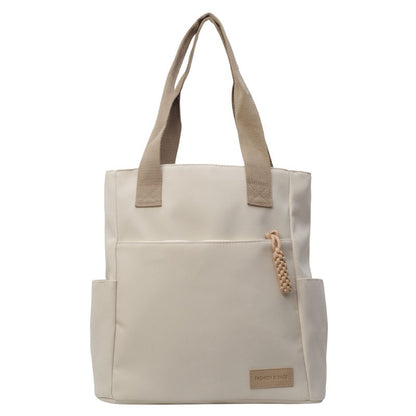 Large Capacity Canvas Tote Bag for College