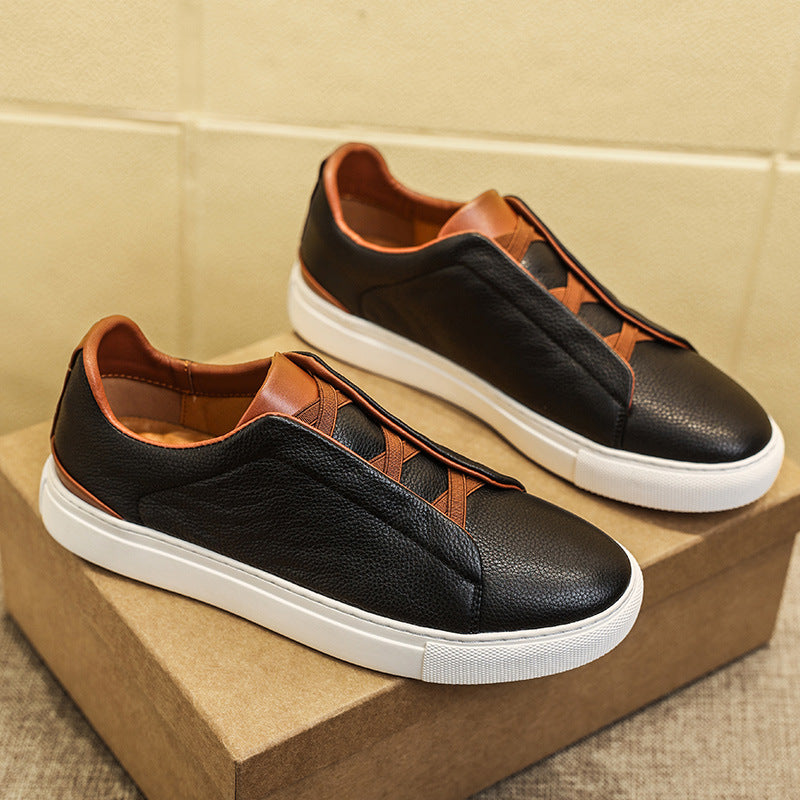 Mens Casual Leather Loafers