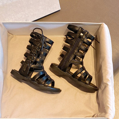 Girls Princess High-Top Sandals