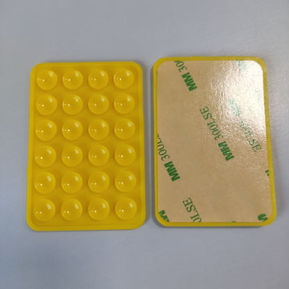 Thickened Silicone Suction Cups 24-Piece Square Adhesive Pads