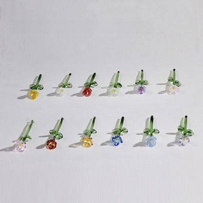 Handmade Glass Simulation Flower Decoration